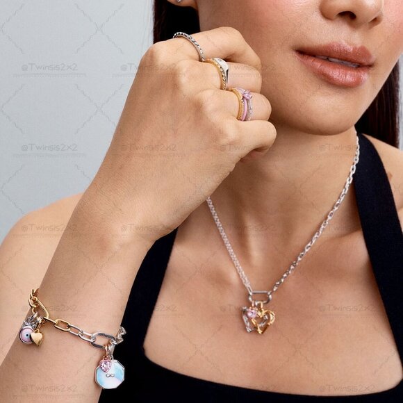 Pandora Engravable Evil Eye Murano Glass Mini Dangle Charm - Picture 7 of 7